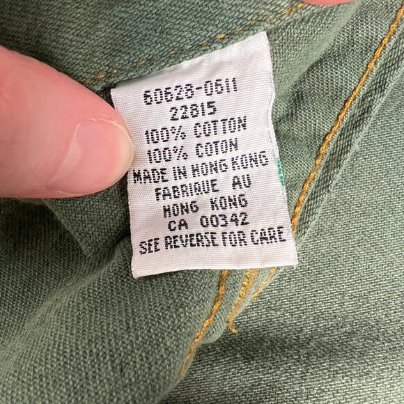 Vintage Levi's Painters Oversized Button Down Up Shirt Light Shacket Relaxed Fit - Picture 6 of 9